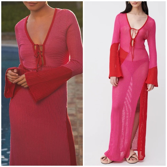 strapless open back dress Montie One Shoulder Maxi Dress main image 0